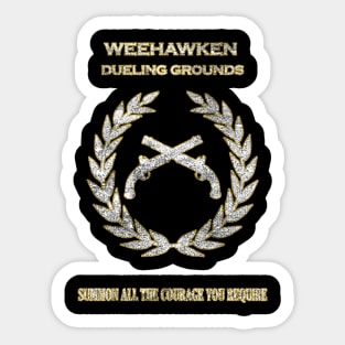 Weehawken Dueling Grounds Sticker